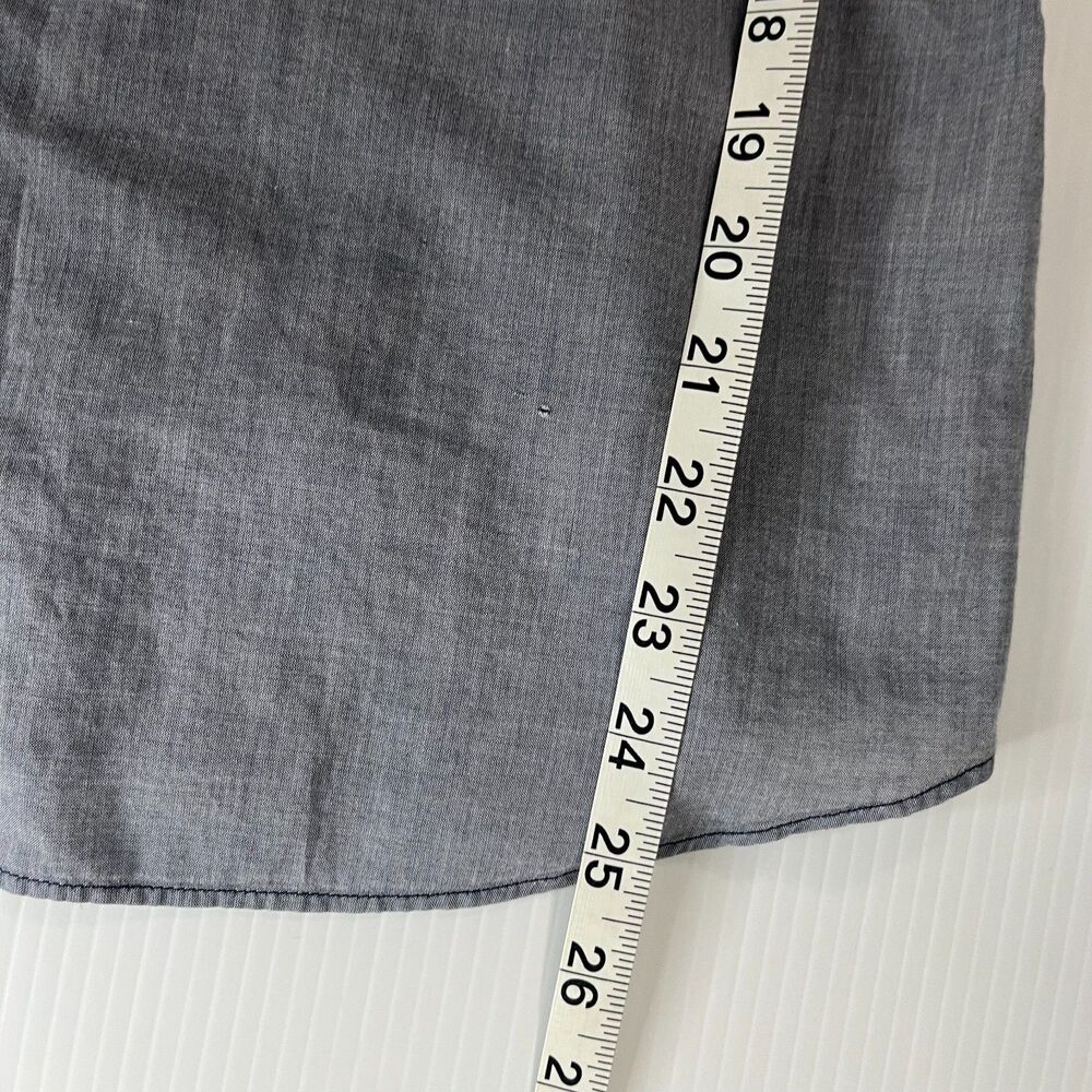 J Crew Womens Button Up Shirt S Blue The Perfect Shirt Long Sleeve Top Pocket - Picture 6 of 7